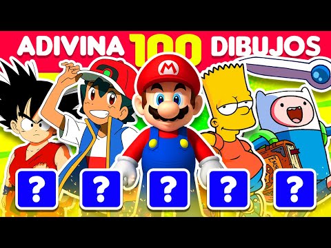 Adivina 100 Dibujos Animados🤓🖍️🤯 Quiz de caricaturas | trivia | quiz