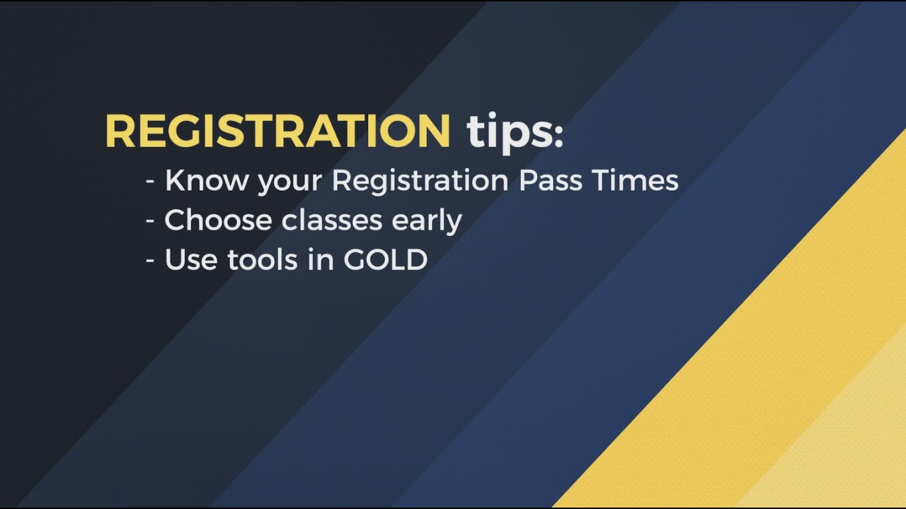 GOLD 101: Schedule Planning