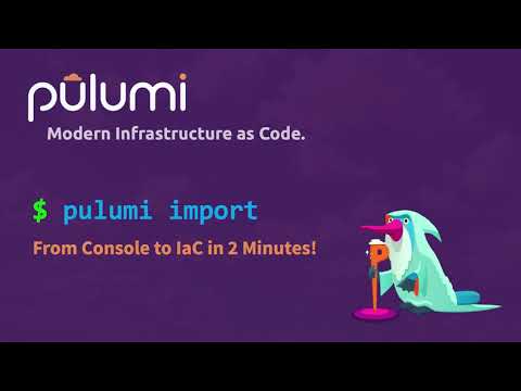 Pulumi Import: From Console to Infrastructure as Code (IaC) in 2 Minutes!