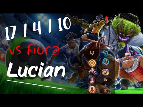 Lucian TOP vs Fiora - Challenger Replay KR