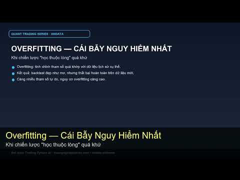 Backtest chiến lược Quant: cách tránh bẫy overfitting — Hướng Nghiệp Dữ Liệu trên YouTube
