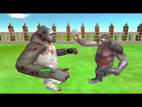 Arbs Mobile - Old Goro Vs Mutant Primates - Animal Revolt Battle Simulator