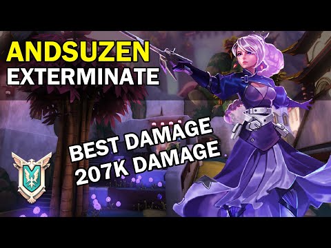 Best Damage 207K Damage Andsuzen Furia Paladins Competitive (Master) EXTERMINATE