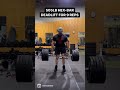 505LB HEX-BAR DEADLIFT FOR 9 REPS