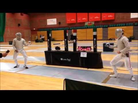 Welsh Open 2015 Men's Sabre Semi-Final - Miller vs Deary