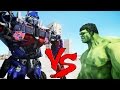 THE INCREDIBLE HULK VS OPTIMUS PRIME ...
