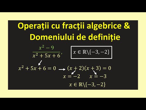 Operations with algebraic fractions, simplification, amplification, exercises, grade 8 (Learn Mat...