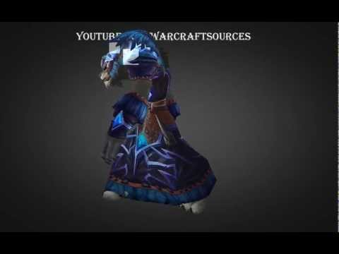 Worgen Druid Tier 11 armor set - T11 - Stormrider's Battlegarb / Regalia / Vestments
