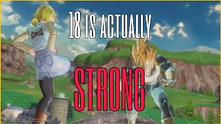 Using 100% of Your Brain as Android 18! | Xenoverse 2