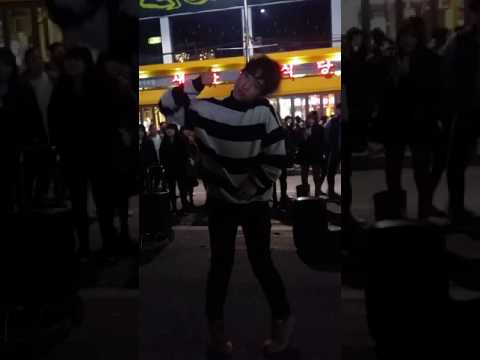 20161029 디오비-DOB 홍대공연 _BTS_Boy In Luv(상남자)