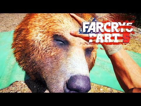 TAMING A PET GRIZZLY BEAR - Far Cry 5 - Part 5 (Let's Play / Walkthrough / PS4 Pro Gameplay)
