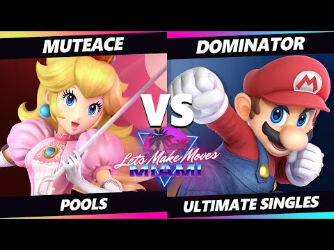 Let's Make Moves Miami - Mutace (Peach) Vs. Dominator (Mario) SSBU Ultimate Tournament