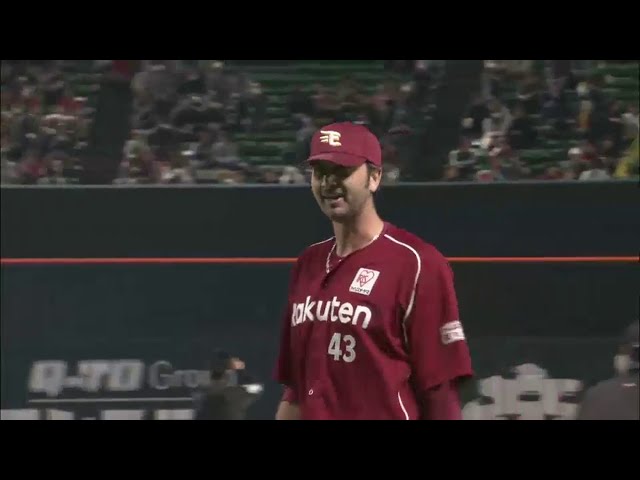 【8回裏】守護神候補、イーグルス・ミコライオが登板!! 2015/2/28 H-E