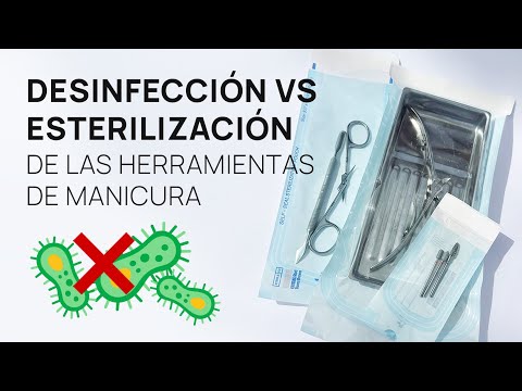 🦠 Desinfección vs esterilización de las herramientas de manicura ✂️