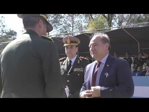 El ministro Villada participó de los actos oficiales por un nuevo aniversario de la Gendarmería Nacional