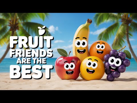 "फल दोस्त हैं! | मजेदार हिंदी बालगीत | Fun Hindi Kids Song About Fruits"