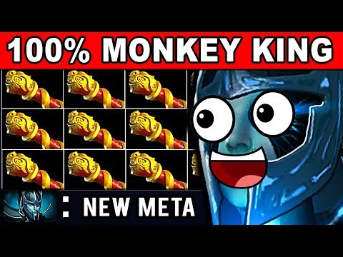 WTF 100% MONKEY KING PHANTOM ASSASSIN PATCH 7.12 DOTA 2 NEW META GAMEPLAY #68 (UNLIMITED BASH PA)