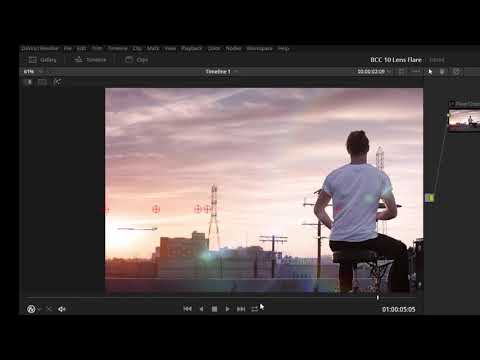 Tracking Lens Flares with BCC 10 for DaVinci Resolve