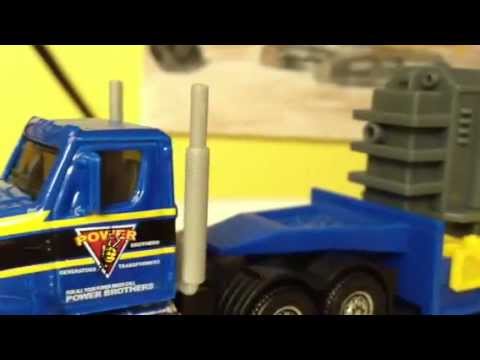 Matchbox MBX Rig and Generator trailer Super Convoys