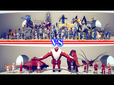 SECRET ADDON TEAM vs BOSS UNITS TEAM - Totally Accurate Battle Simulator TABS