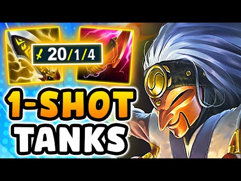 I BUILT CRIT ON SHACO UNTIL I COULD 1-SHOT TANKS (yes, tanks..)