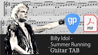Billy Idol - Summer Running Guitar Tabs [TABS]