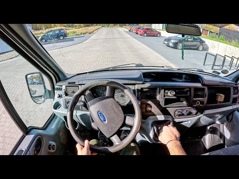 2006 Ford Transit [2.2 DURATORQ TDCI 115HP] |0-100| POV Test Drive #1399 Joe Black
