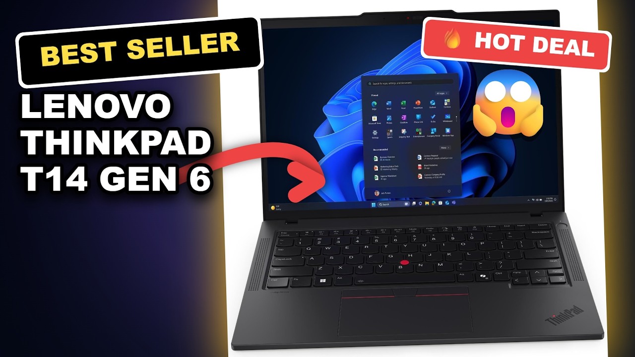 Lenovo ThinkPad T14 Gen 6 Review: Is This Business Laptop Actually Worth It? review video