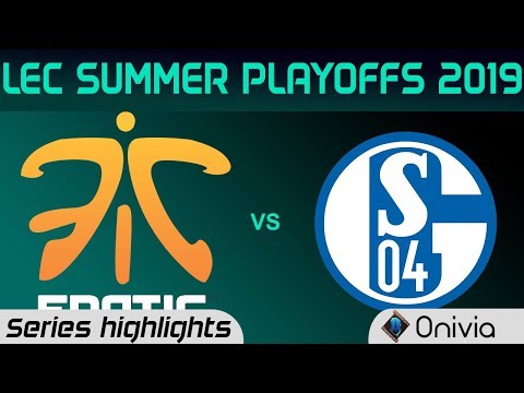 FNC vs S04 Highlights All Games LEC Summer 2019 Playoffs Fnatic vs FC Schalke04 LEC Highlights By On