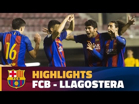 [HIGHLIGHTS] FUTBOL (2AB):  FC Barcelona B - Llagostera (4-0)