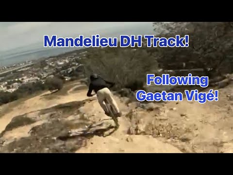 POV // Following Gaetan Vige Mandelieu DH Track! - Chris Grice