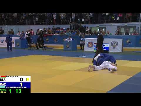 52 kg Kazyra T Zharmanova N 02 04 2016 Т4 КУБОК ЕВРОПЫ СРЕДИ КАДЕТОВ, ТВЕРЬ 2016