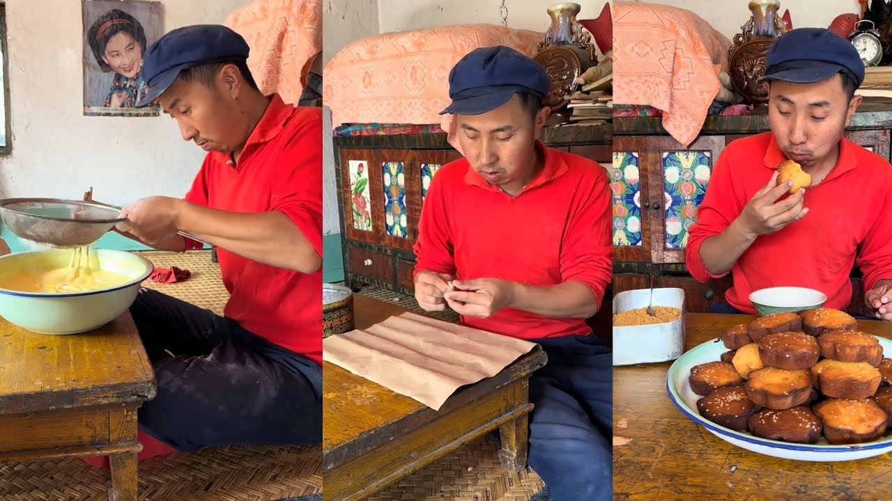 小时候槽子糕可不是随时能吃到的#food #民间手艺人 #cooking #手工制作 #funny