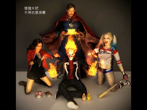動漫節限定版！Hot Toys - TMS005 - 《神盾局特工》1/6 比例 惡靈戰警 Agents of S.H.I.E.L.D. Ghost Rider 開箱