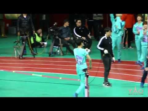 130128 - 130129 EXO TAO 2 @ MBC idol star olympic sports championship athletic recording 2013