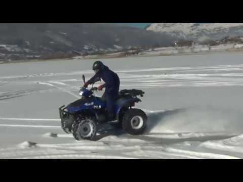 Zaleđeno Plavsko jezero, januar 2017. godine