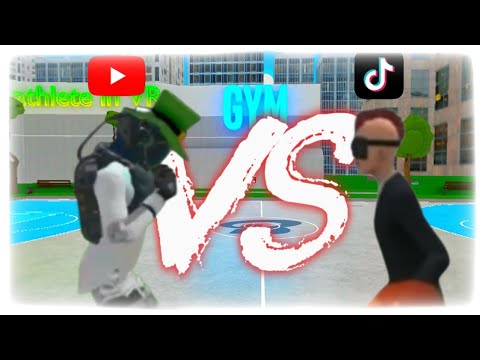 TikTok vs YouTube Showdown!⛹️‍♂️ GreenbeanVR vs Wock | Big Ballers VR 1v1🏀