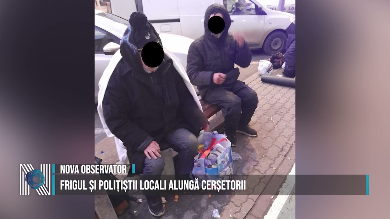 FRIGUL ȘI POLIȚIȘTII LOCALI ALUNGĂ CERȘETORII