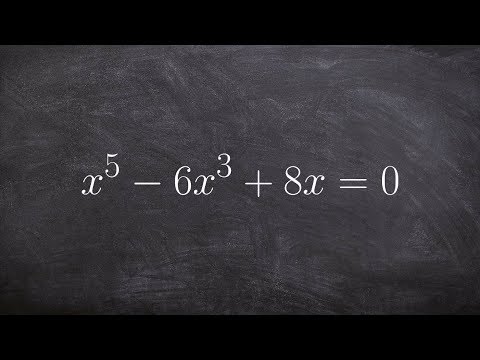 Finding all the Solutions of a Higher Order Polynomial by Factoring
