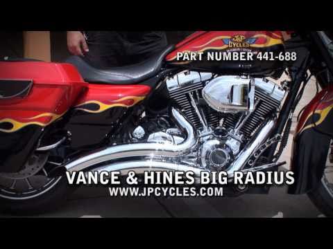 Vance and Hines Big Radius 2 into 2 Exhaust system for your motorcycle from J&P Cycles