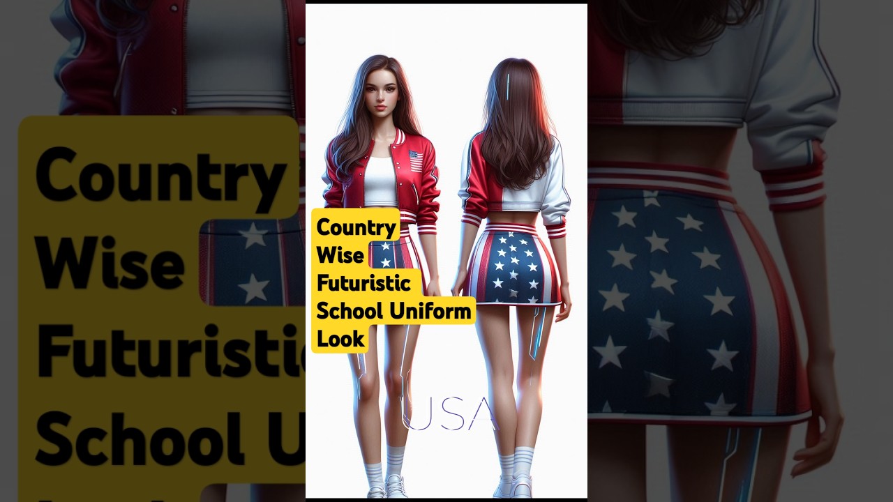 Country Wise Futuristic School Uniform Design | #uniform #future #futureschool