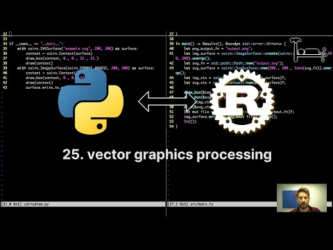 25 Vector Graphics Processing From Python To Rust