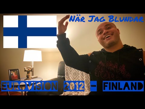 EUROVISION 2012 FINLAND REACTION - 30th place “När Jag Blundar” Pernilla