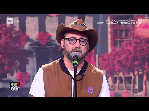 Federico Zampaglione con "Io non piango" - Radio2 Social Club 14/09/2023