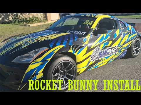 350z Rocket Bunny Install + Full Custom Wrap
