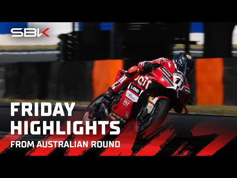 HIGHLIGHTS from the first Friday of the year at Phillip Island 🔥 | 2026 #AustralianWorldSBK 🇦🇺