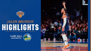 Jalen Brunson stellar again in Knicks win over Brooklyn Nets | April 12th, 2024