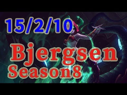 TSM Bjergsen Cassiopeia MID vs Zoe Patch 8.1