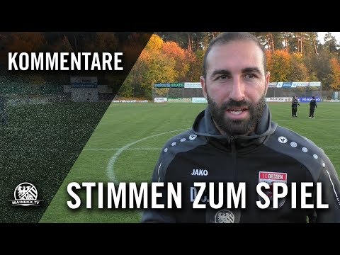 Die Stimmen zum Spiel | FC Bayern Alzenau - FC Gießen (17. Spieltag, Hessenliga)