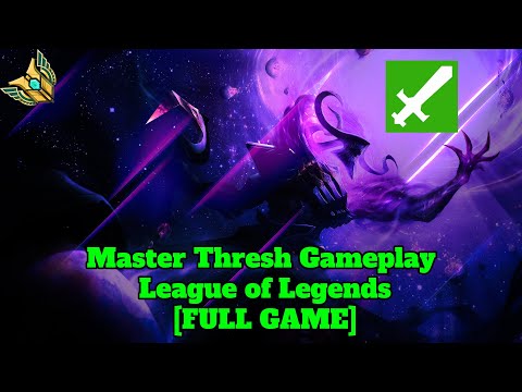 Master Thresh Gameplay - Adyzu is the best Adc ever confirmed - League of Legends [FULL GAME]